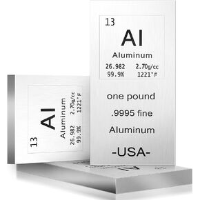 Metal Bar 1lb Laser Engraved. 999 Pure Bullion Bar Paper Weights for Office Metal Bar Paperweight with Chemistry Element for Student Teacher Collectible Christmas Gifts (Iron)