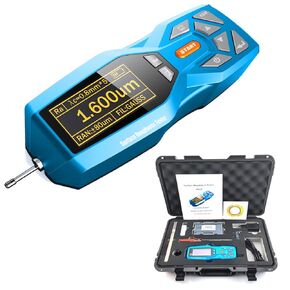 20 Parameters Handheld Digital Surface Roughness Tester Meter kR220- Portable Profilometer with Real-time Clock, Ra Rz Range, and Display for Accurate Surface Measurement