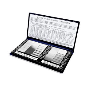 30 Specimens Surface Roughness Comparator Composite Pocket Set Gauge, Ra0.05-12.5mm Microfinish Comparator, Surface Finish Comparator Set for Lathe Machinery Manufacturing Teaching