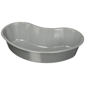 Medline DYND80367 Plastic Emesis Basin, Graphite, 700mL Capacity, Pack of 250