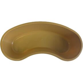 Graduated 700 cc Kidney Shaped Gold Emesis Basin (Pack of 4)