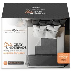 Ultra Underpads Incontinence Bed Pads | Contemporary Modern Design | Hospital Bed Pads Disposable Adult Extra Large Chux Pads | Medical Bed Linens | Chucks Pads Disposable Adult