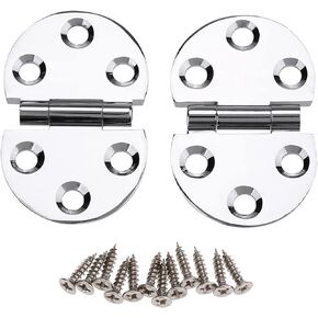 Spring Copper Hinges, Sliver Bearing Door 180 Degree Hinges, for Folding Tabletop for Sewing Machine Table