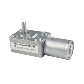 370WG DC Worm Gear Motor 6V DC 30RPM Self-Locking Reversible Reducer Electric Motor