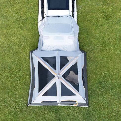 UNP SUV Tents for Camping 6 Person Car Camping Tailgate Tent for Outdoor | Easy Set Up with Rainfly Double Layer Waterproof Family SUV Cabin Tent 10'X9'X78in(H) in Saudi Arabia