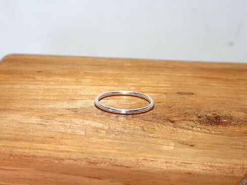Hammered Silver Ring, Stacking Ring, Silver Band Ring, Hammered Ring, 925 Sterling Silver Ring, Texture Ring, Handmade Ring (8) in Saudi Arabia