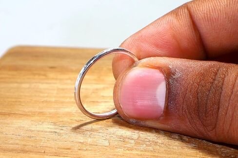 Hammered Silver Ring, Stacking Ring, Silver Band Ring, Hammered Ring, 925 Sterling Silver Ring, Texture Ring, Handmade Ring (8) in Saudi Arabia