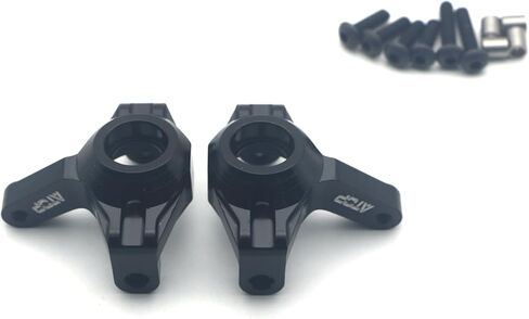 مفاصل التوجيه الأمامية من الألومنيوم للمحور SCX10 II - أسود in Kuwait