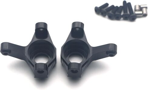 مفاصل التوجيه الأمامية من الألومنيوم للمحور SCX10 II - أسود in Kuwait