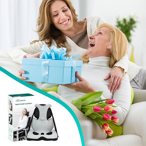 وسادة كرسي مكتب من الإسفنج الذكي، وسادة دعم أسفل الظهر، وسادة مقعد السيارة، وسادة كرسي من قطعة واحدة، تحسين الوضع، عرق النسا، تخفيف آلام العصعص في الورك والظهر، غير قابلة للانزلاق، حزام قابل للتعديل in Kuwait