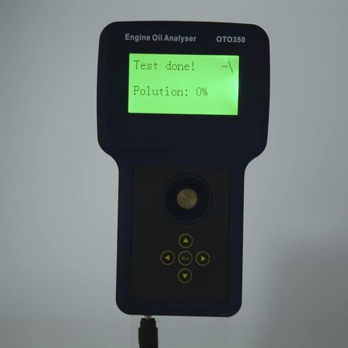 Yctze جهاز اختبار زيت المحرك، OTO350 جهاز اختبار زيت ABS محلل زيت المحرك شاشة LED أداة اختبار محلل قابلة لإعادة الشحن لمحرك البنزين (قابس أمريكي 100-240 فولت) in Kuwait