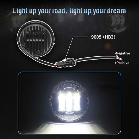 LX-LIGHT Dot وافق 2 قطعة كروم 4.5 بوصة LED تمرير ضوء LED مصابيح ضباب للدراجات النارية مساعدة ضوء لمبة دراجة نارية العارض مصباح القيادة in Kuwait