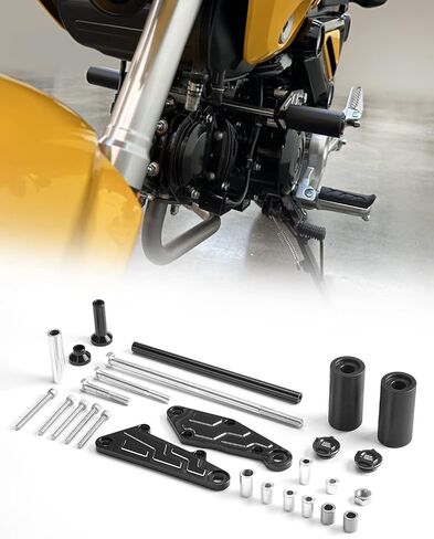 KEMIMOTO Frame Sliders Compatible with Grom 2022 2023 2024 Crash Protection for 2022+ Grom Not Cut Frame Sliders Kit with Black Slider Caps in Saudi Arabia
