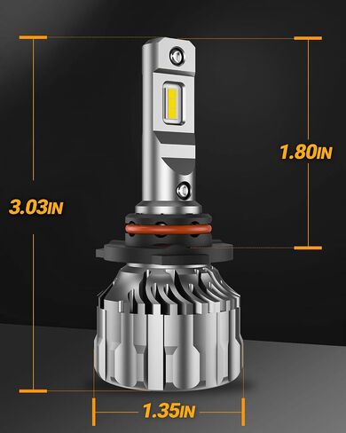 SEALIGHT H11/H9/H8 9005/HB3 LED Bulbs Combo, 44000 Lumen 600% Brightness 6500K Cool White, H11 Lo Beam 9005 Hi Beam Bulb, Plug-N-Play H11 9005 Fog Light Halogen Replacement With Cooling Fan, Pack of 4 in Saudi Arabia