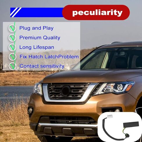 مفتاح إطلاق مفتوح لصندوق الأمتعة الخلفي متوافق مع Nissan Pathfinder S SL SV 2016-2020 Platinum Hybrid 2014-2015، زر فتحة صندوق السيارة ومزلاج غطاء الباب الخلفي 25380-3JA0A in Kuwait