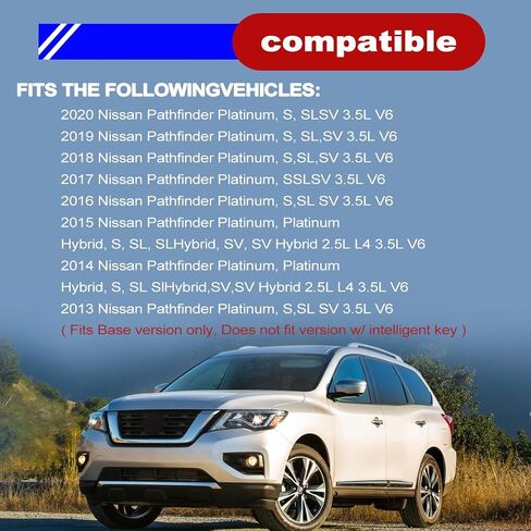 مفتاح إطلاق مفتوح لصندوق الأمتعة الخلفي متوافق مع Nissan Pathfinder S SL SV 2016-2020 Platinum Hybrid 2014-2015، زر فتحة صندوق السيارة ومزلاج غطاء الباب الخلفي 25380-3JA0A in Kuwait