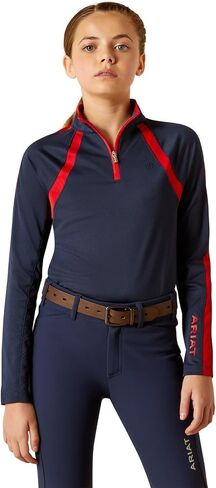 Ariat Boys' Sunstopper 3.0 1/4 Zip Baselayer in Saudi Arabia