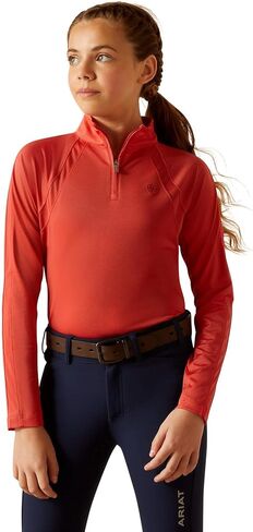 Ariat Boys' Sunstopper 3.0 1/4 Zip Baselayer in Saudi Arabia
