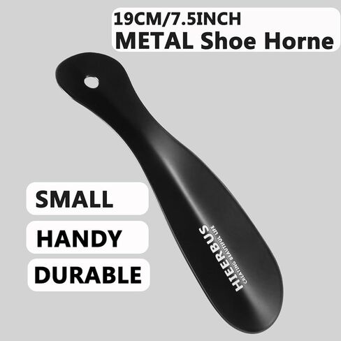 لبيسة حذاء معدنية مقاس 7.5 بوصة مصنوعة من الفولاذ المقاوم للصدأ عالي الجودة للرجال والنساء والأطفال لبوق أحذية السفر الأنيق in Kuwait