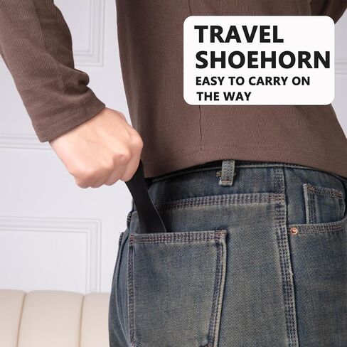 لبيسة حذاء معدنية مقاس 7.5 بوصة مصنوعة من الفولاذ المقاوم للصدأ عالي الجودة للرجال والنساء والأطفال لبوق أحذية السفر الأنيق in Kuwait