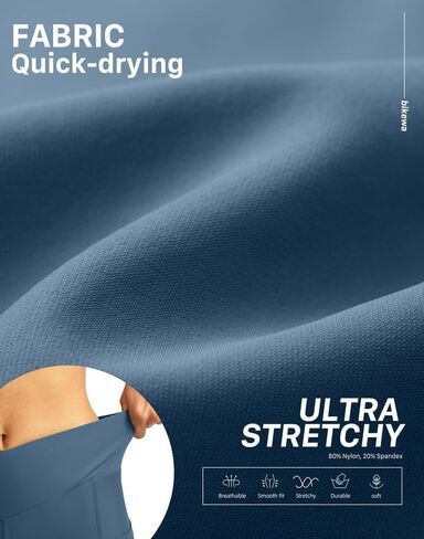 Women's Bike Shorts 4D Padded Cycling Shorts Crossover Waist Biking Shorts with Pockets Bicycle Riding in Kuwait