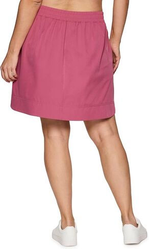 RBX Plus Size Longer Length Skort for Women Quick Drying Woven Pickleball Golf Skort with Pockets for Tennis, Hiking, Running in Saudi Arabia
