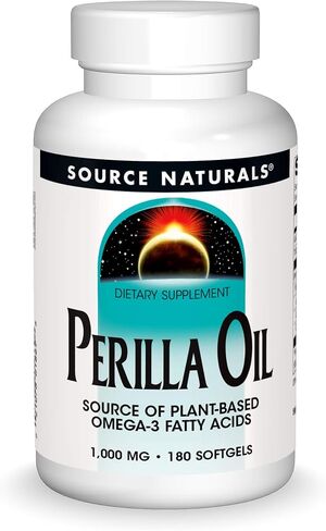 مصدر زيت البريلا من Source Naturals للأحماض الدهنية أوميجا 3 النباتية، 1000 مجم - 60 كبسولة هلامية in Saudi Arabia