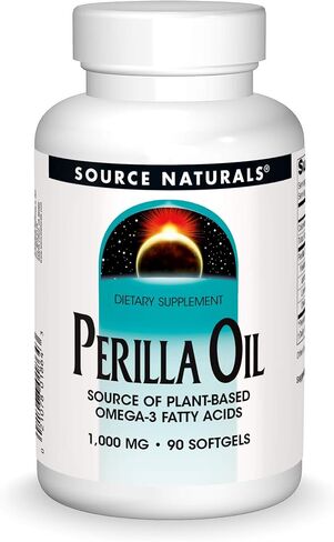 مصدر زيت البريلا من Source Naturals للأحماض الدهنية أوميجا 3 النباتية، 1000 مجم - 60 كبسولة هلامية in Saudi Arabia