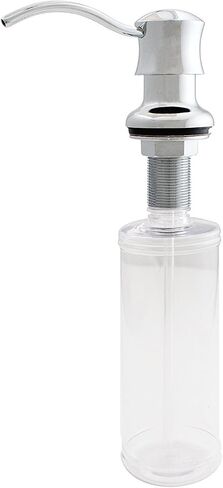 Keeney K612DSBN Premium Style Soap or Lotion Dispenser with Large Capacity Bottle (16 oz.), Brushed Nickel in Saudi Arabia