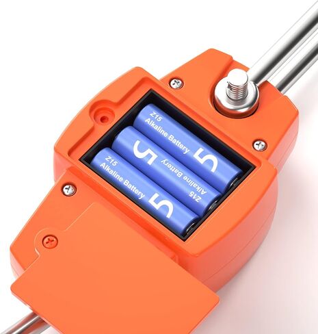 300kg / 660lb Portable Digital Crane Scale with Hooks, High Accuracy Heavy Duty Electronic Hanging Scale for Farm Hunting Fishing Outdoor (Orange) in Kuwait
