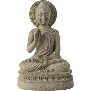 Vilead Resin Buddha تمثال للديكور المنزلي ، وهو يجلس تمثال بوذا ، ومنحوتات Zen ، وديكور بوذا لغرفة المعيشة ، أو هدية بوذا الداخلية للضريح أو التأمل أو الاسترخاء in Kuwait