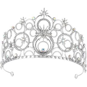 التيجان للنساء ، سبائك الأميرة تاج الزفاف Tiaras للعروس مع أحجار الراين عيد ميلاد TIARA للنساء ، كوين تاج رأس الرحلة لإكسسوارات الأزياء in Kuwait
