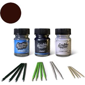 ScratchesHappen Exact-Match Touch Up Paint Kit - Magma Red Metallic (E2/M7397A) for Ford - Preferred (Paint + Clear Coat + Primer) in Kuwait