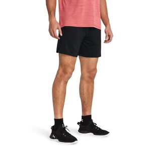 Under under Armor Mens Tech Vent 6 ins Shorts-MD Black Black-Breathable in Kuwait