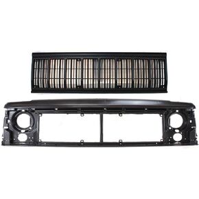 Garage-Pro Grille Assembly KIT Compatible with Jeep Cherokee 1991-1996 Painted Black in Saudi Arabia