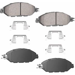 4pcs منصات الفرامل الخزفية الأمامية مناسبة لـ Infiniti JX35 2013 QX60 2014-2023 Murano 2015-2023 Pathfinder 2013-2020 in Kuwait