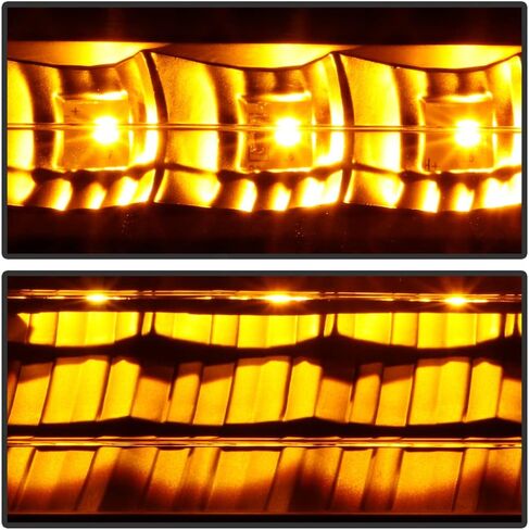 Acanii - لـ 88-93 Chevy Silverado C10 Suburban GMC Sierra المصابيح الأمامية+زاوية+LED LED LIGH in Saudi Arabia