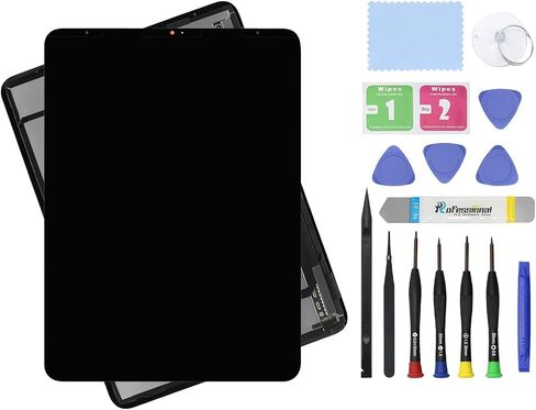 Screen Replacement for iPad Pro 12.9" 5th 6th Gen (Generation) A2379 A2461 A2436 A2764 A2437 2021 2022 Display LCD Assembly Glass Touch Digitizer Premium Repair Kit (Black) in Saudi Arabia