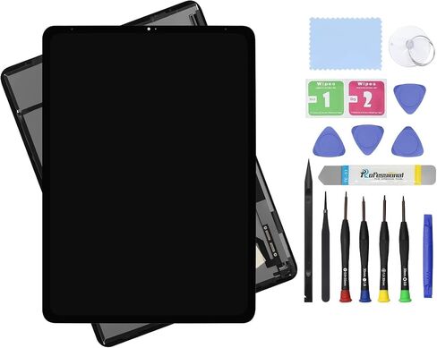 Screen Replacement for iPad Pro 12.9" 5th 6th Gen (Generation) A2379 A2461 A2436 A2764 A2437 2021 2022 Display LCD Assembly Glass Touch Digitizer Premium Repair Kit (Black) in Saudi Arabia