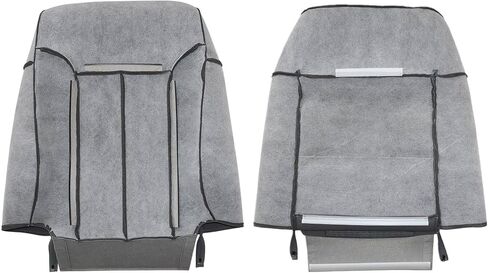 NLQR Driver and Passenger Side Bottom & Top Back Replacement Seat Covers Cloth Steel Gary Compatible with Ford F150 2011 2012 2013 2014 in Saudi Arabia