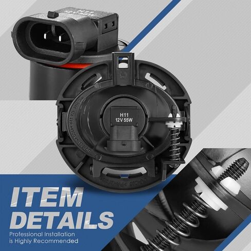 أضواء ضباب عهد أسرة السيارات المتوافقة مع 2011-2022 Chrysler 200 300 Pacifica Town & Country Dodge Avenger Challenger Jeep Grand Cherokee ، فريق ركاب السائق ، Chrome Housing in Saudi Arabia