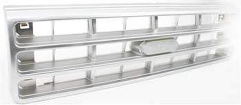 Garage-Pro Grille Assembly-متوافق مع 1989-1991 Ford Bronco ، Fits F-150 ، F-250-Silver Painted Silver in Saudi Arabia