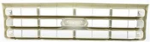 Garage-Pro Grille Assembly-متوافق مع 1989-1991 Ford Bronco ، Fits F-150 ، F-250-Silver Painted Silver in Saudi Arabia