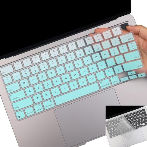 2 Pack Keyboard Cover for 2025-2023 MacBook Air 13" 15" M4 M3 M2, 2025-2021 MacBook Pro 14" 16" M4 M3 M2 M1 Pro/Max, Ultra Thin Keyboard Skin for 14.2" 16.2" MacBook Pro /13.6" 15.3" MacBook Air, US in Saudi Arabia