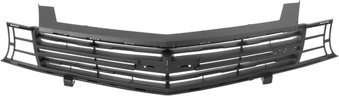 IKON MOTORSPORTS, Front Upper Grille Compatible with 2010-2013 Chevy Camaro, ZL1 Style Unpainted Black PP Front Upper Radiator Mesh Grill Bodykits Replacement in Saudi Arabia