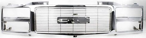 Garage-Pro Grille Assembly-Chrome Shell & Insert ، متوافق مع شاحنات GMC Yukon & Pickup 1992-1993 in Saudi Arabia