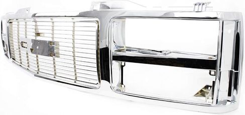 Garage-Pro Grille Assembly-Chrome Shell & Insert ، متوافق مع شاحنات GMC Yukon & Pickup 1992-1993 in Saudi Arabia