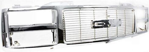 Garage-Pro Grille Assembly-Chrome Shell & Insert ، متوافق مع شاحنات GMC Yukon & Pickup 1992-1993 in Saudi Arabia