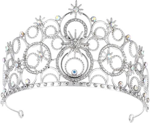 التيجان للنساء ، سبائك الأميرة تاج الزفاف Tiaras للعروس مع أحجار الراين عيد ميلاد TIARA للنساء ، كوين تاج رأس الرحلة لإكسسوارات الأزياء in Kuwait