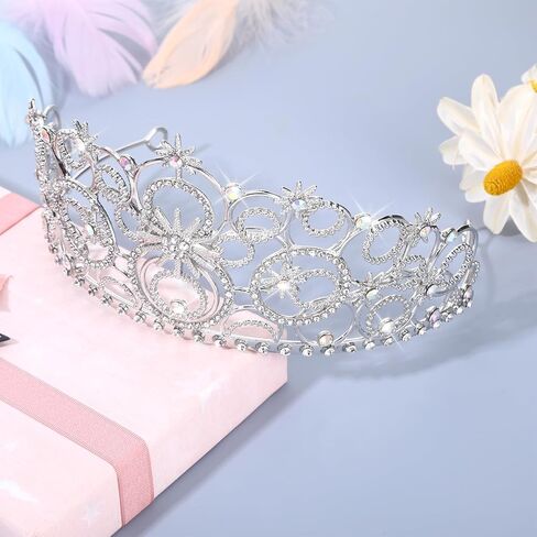 التيجان للنساء ، سبائك الأميرة تاج الزفاف Tiaras للعروس مع أحجار الراين عيد ميلاد TIARA للنساء ، كوين تاج رأس الرحلة لإكسسوارات الأزياء in Kuwait